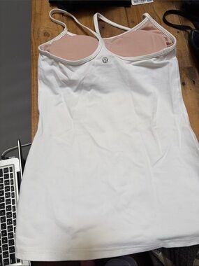 Lululemon White Racerback Tank 6